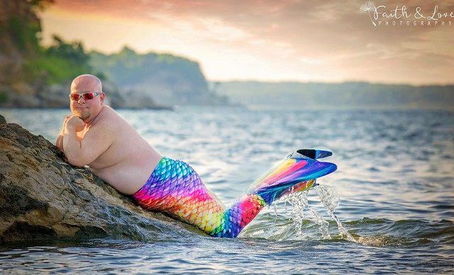 Why Is Zac Grantham Dressed As A Mermaid? Merman?