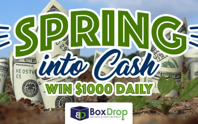 97.9 KGNC/Box Drop Spring into Cash Contest is Coming!