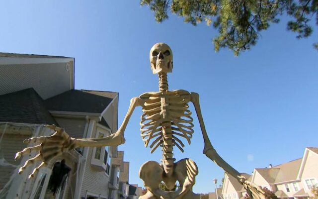 WATCH: Texas Woman Steals Giant Skeleton